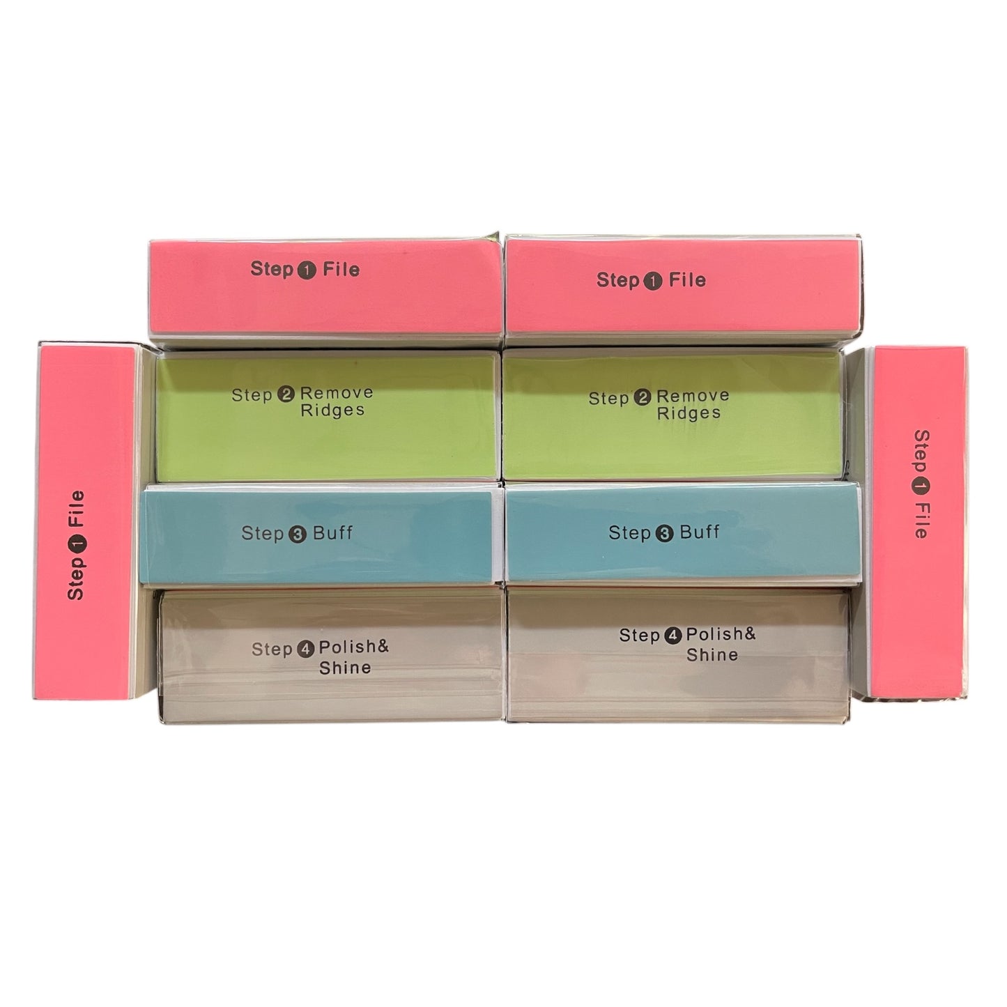 10 Pcs Sponge Nail File Tool Files Nails Manicure Kit  Shiner Sponge Blocks