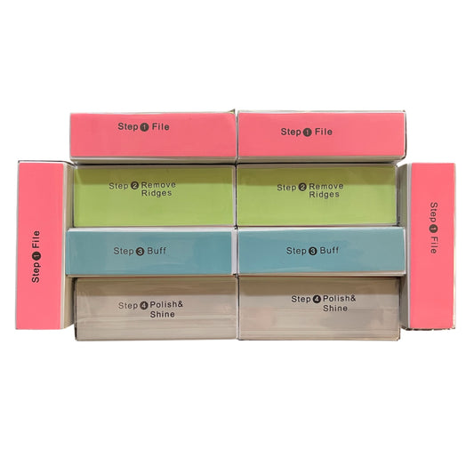 10 Pcs Sponge Nail File Tool Files Nails Manicure Kit Shiner Sponge Blocks