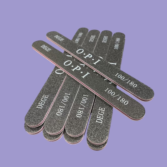 Nail File 25 PCS Professional Double Sided 100/180 Grit